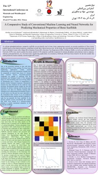A Comparative Study of Conventional Machine Learning and Neural Networks for Predicting Mechanical properties of Bone Scaffolds