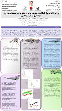 بررسی تاثیر ساختار نانولوله بور نیتریدی بر میزان جذب داروی جمسیتابین به روش شبیه سازی دینامیک مولکولی