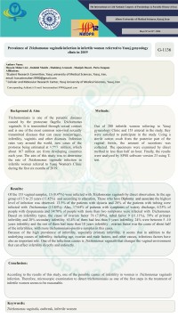 Prevalence of Trichomonas vaginalis infection in infertile women referred to Yasuj genycology clinic in 2019