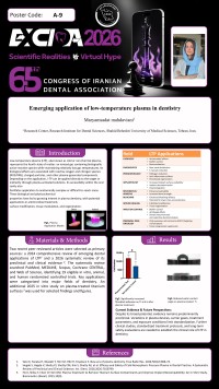 Emerging application of low-temperature plasma in dentistry